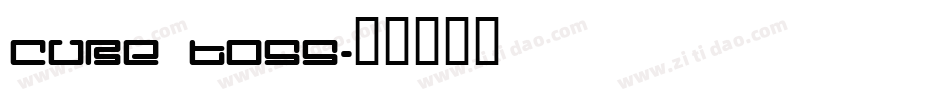Cube Toss字体转换